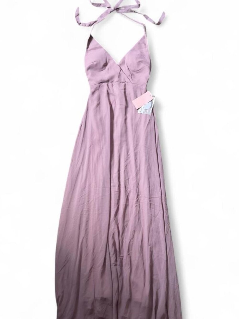 Birdy Grey Moni maxi dress in dark mauve. Size: XS weddingguest formal prom